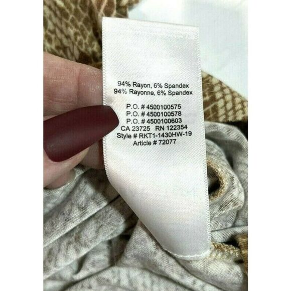 Artizia Babaton Boxy Top T-Shirt Size Large Snake Print Short Sleeve - Picture 5 of 8